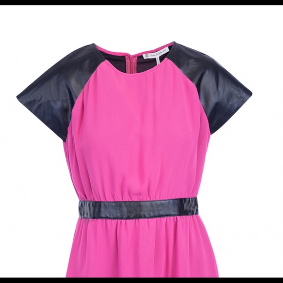 House Of Harlow 1960 Pink Vegan leather dress - Picture 3 of 8